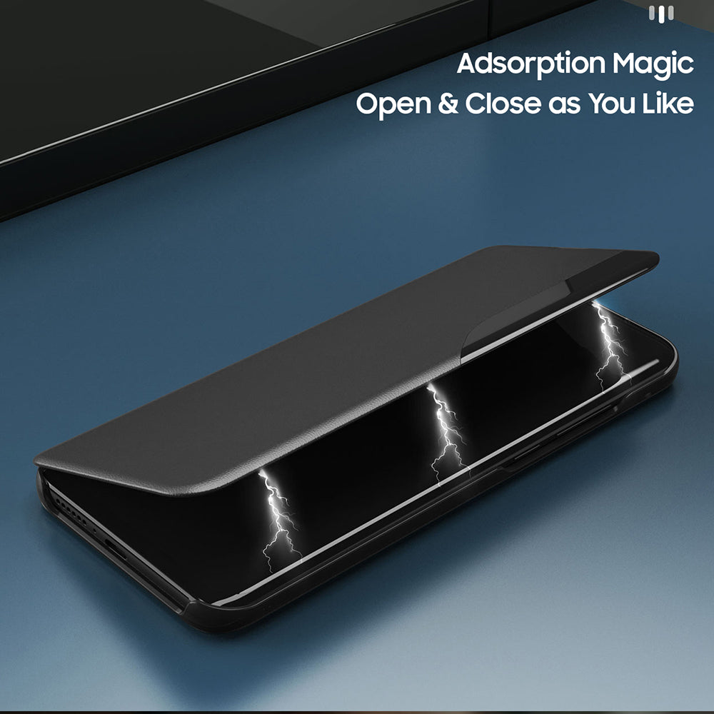 Vivo V40 5G Luxury Half Window Leather Flip Case