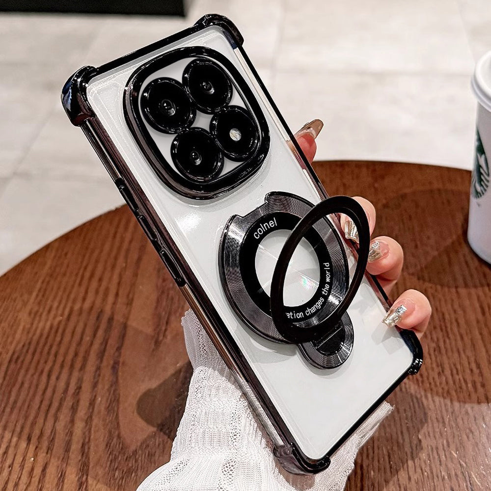 OPPO F29 5G Original Luxury Magnifier Ring Stand Shockproof Airbags Corner Case