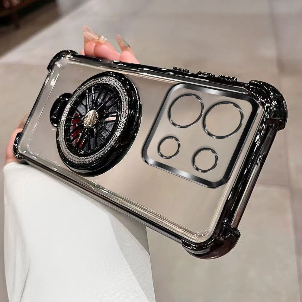 Oppo Reno13 5G Premium Stress Buster Wheel Rotating Shockproof Airbags Case