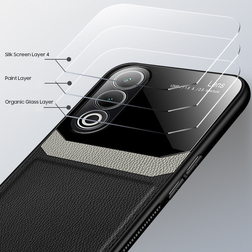 Oppo K12x 5G Premium Leather Lens Protective Case