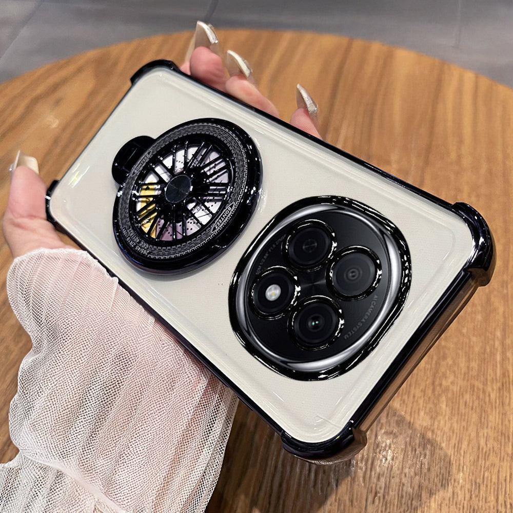 Oppo F29 Pro 5G Premium Stress Buster Wheel Rotating Shockproof Airbags Case