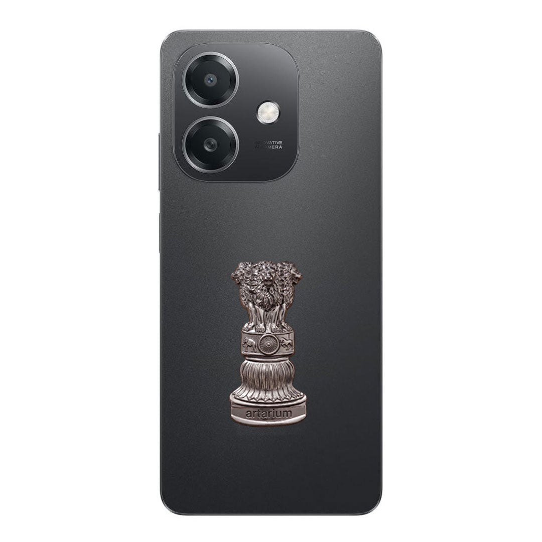 Oppo A3x 5G Compatible Satyamev Jayate 3D Metal Emblem Sticker