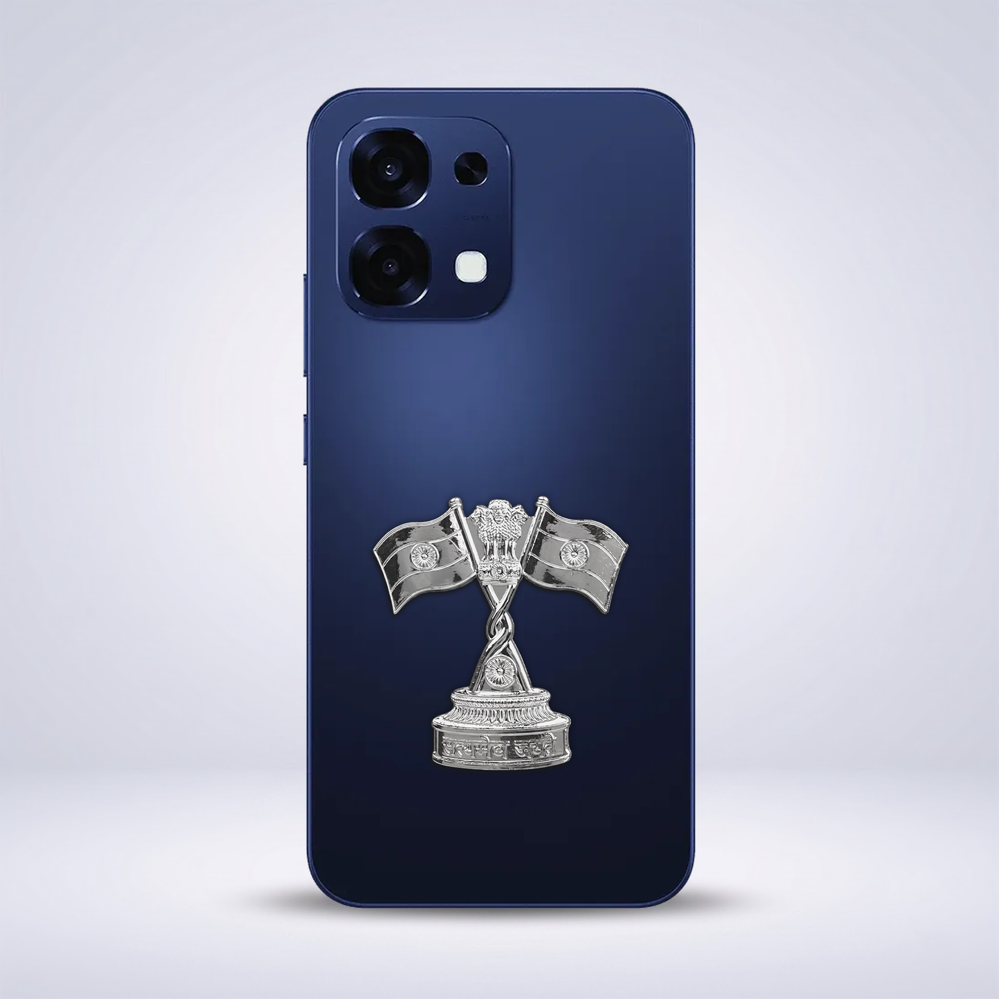 OPPO F31 5G Compatible Satyamev Jayate 3D Metal Emblem Sticker