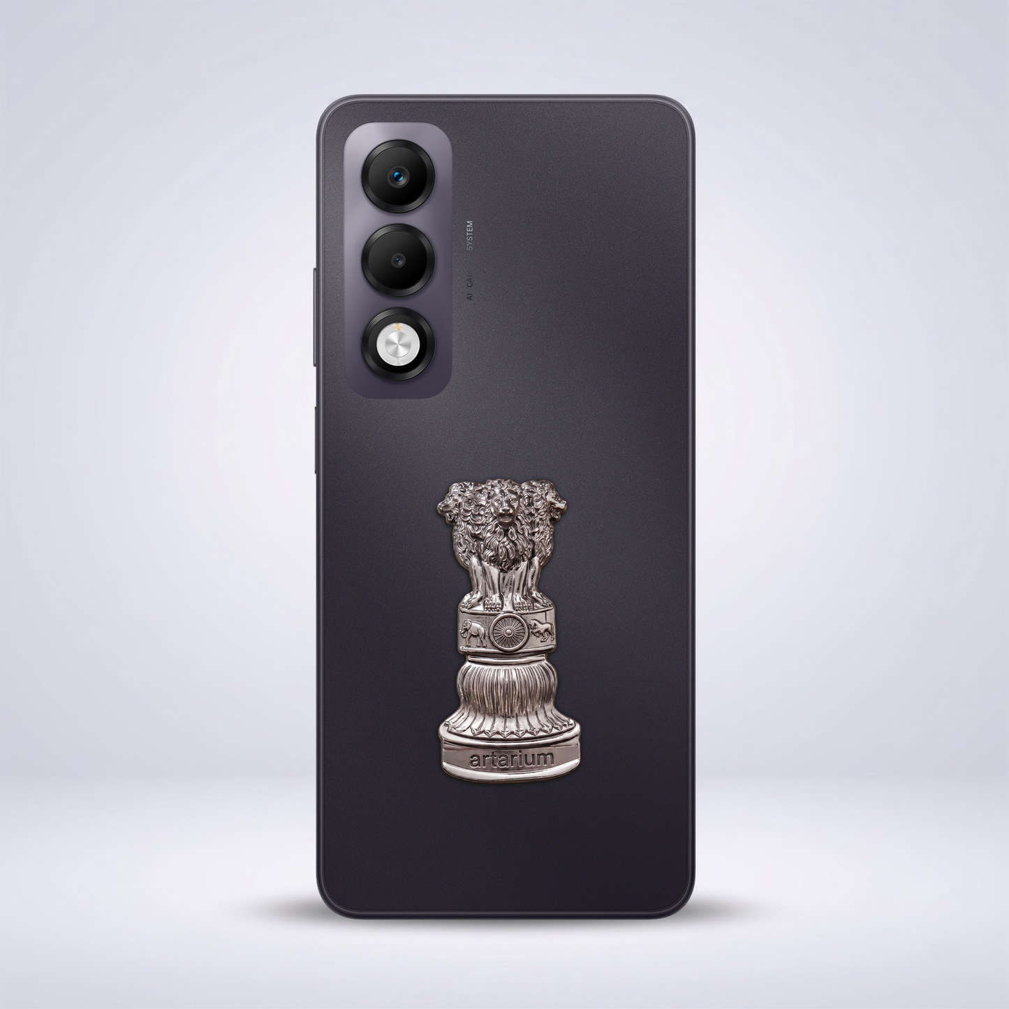 Oppo K13x 5G Compatible Satyamev Jayate 3D Metal Emblem Sticker