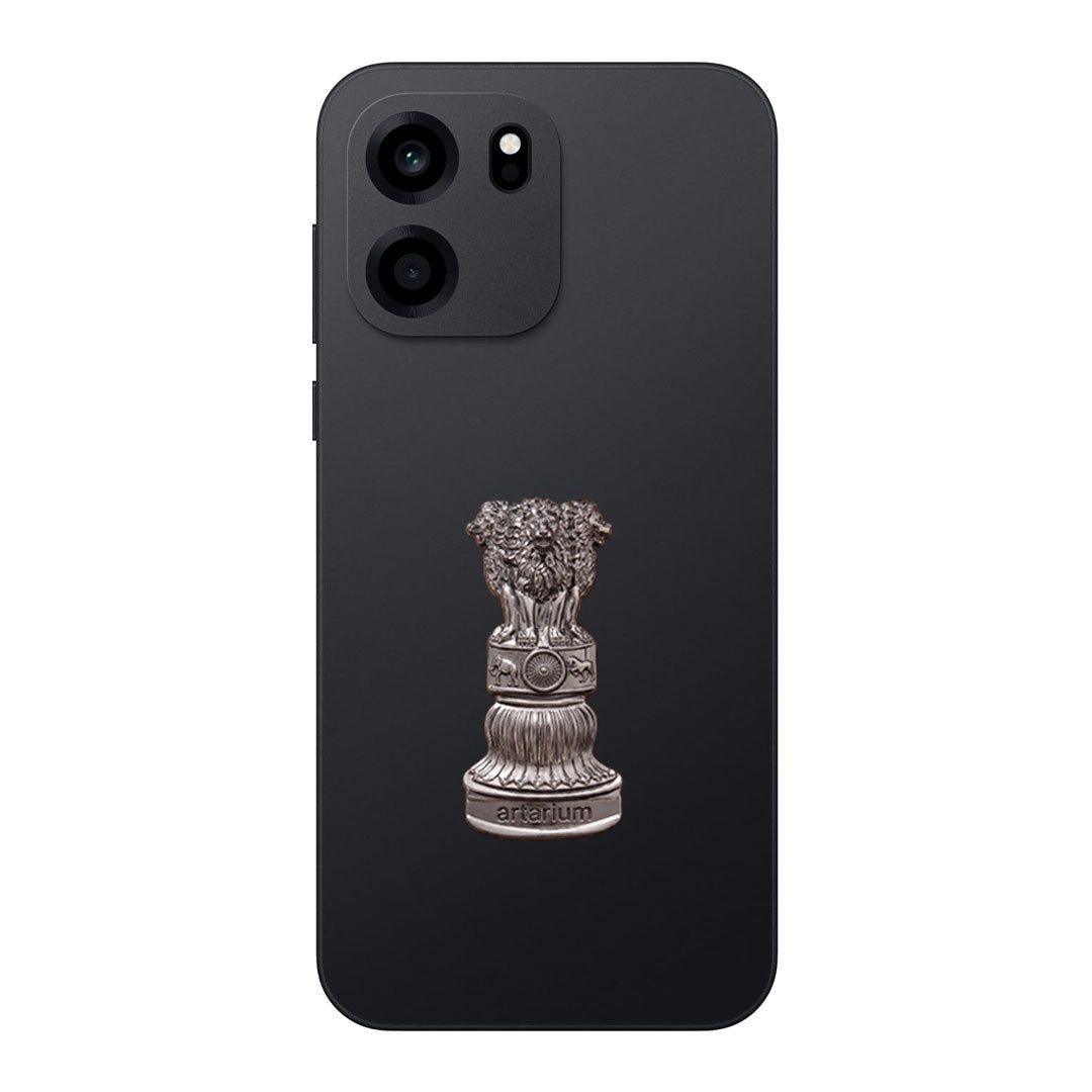 OnePlus N6 5G Compatible Satyamev Jayate 3D Metal Emblem Sticker