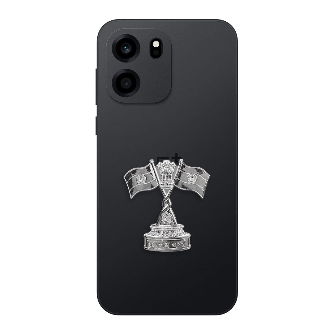 OnePlus N6 5G Compatible Satyamev Jayate 3D Metal Emblem Sticker