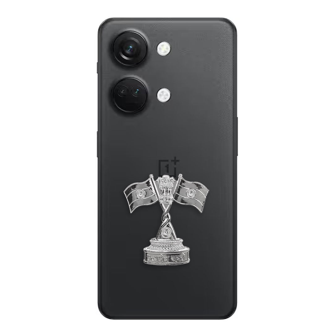 OnePlus Nord 3 5G Compatible Satyamev Jayate 3D Metal Emblem Sticker