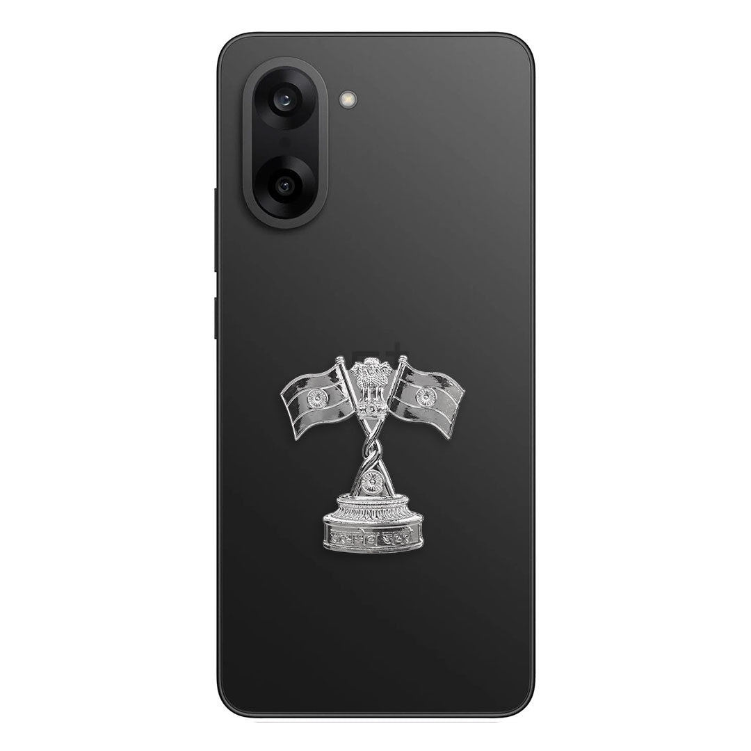 One Plus Nord CE5 5G Compatible Satyamev Jayate 3D Metal Emblem Sticker