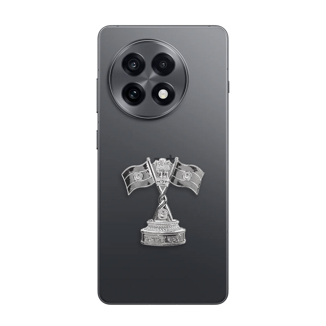 OnePlus 13R 5G Compatible Satyamev Jayate 3D Metal Emblem Sticker