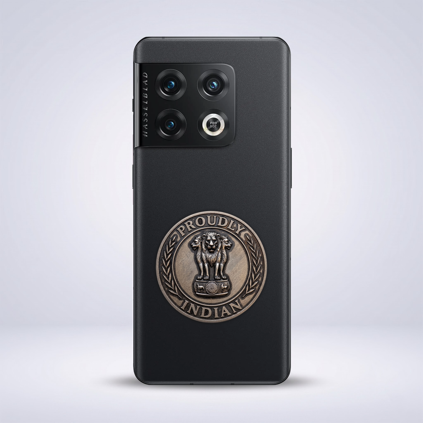 OnePlus 10 Pro 5G Compatible Satyamev Jayate 3D Metal Emblem Sticker