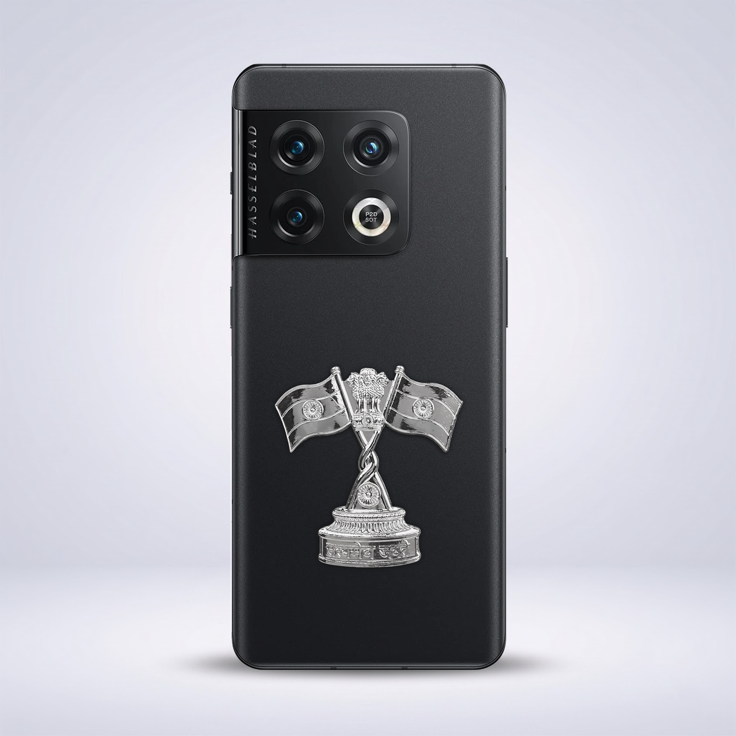 OnePlus 10 Pro 5G Compatible Satyamev Jayate 3D Metal Emblem Sticker