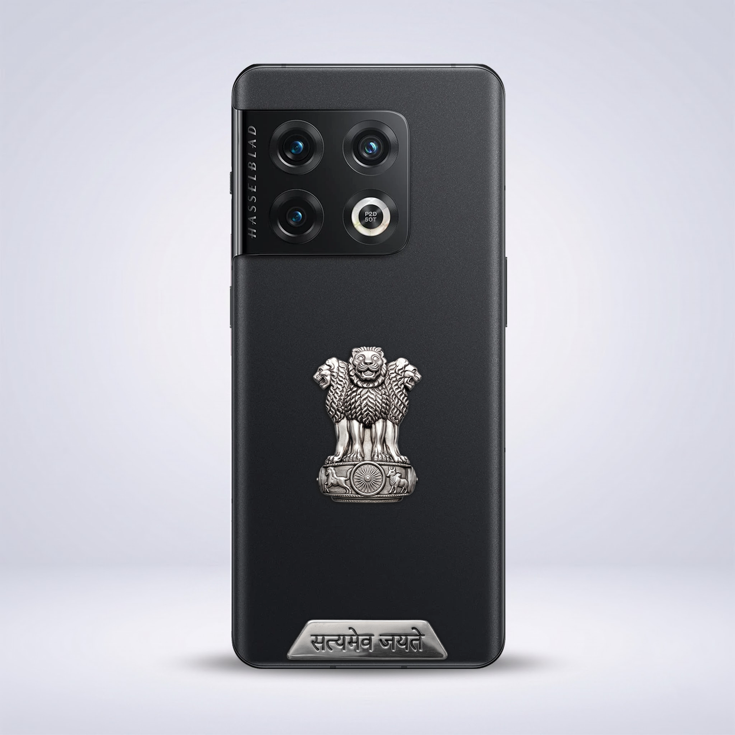 OnePlus 10 Pro 5G Compatible Satyamev Jayate 3D Metal Emblem Sticker