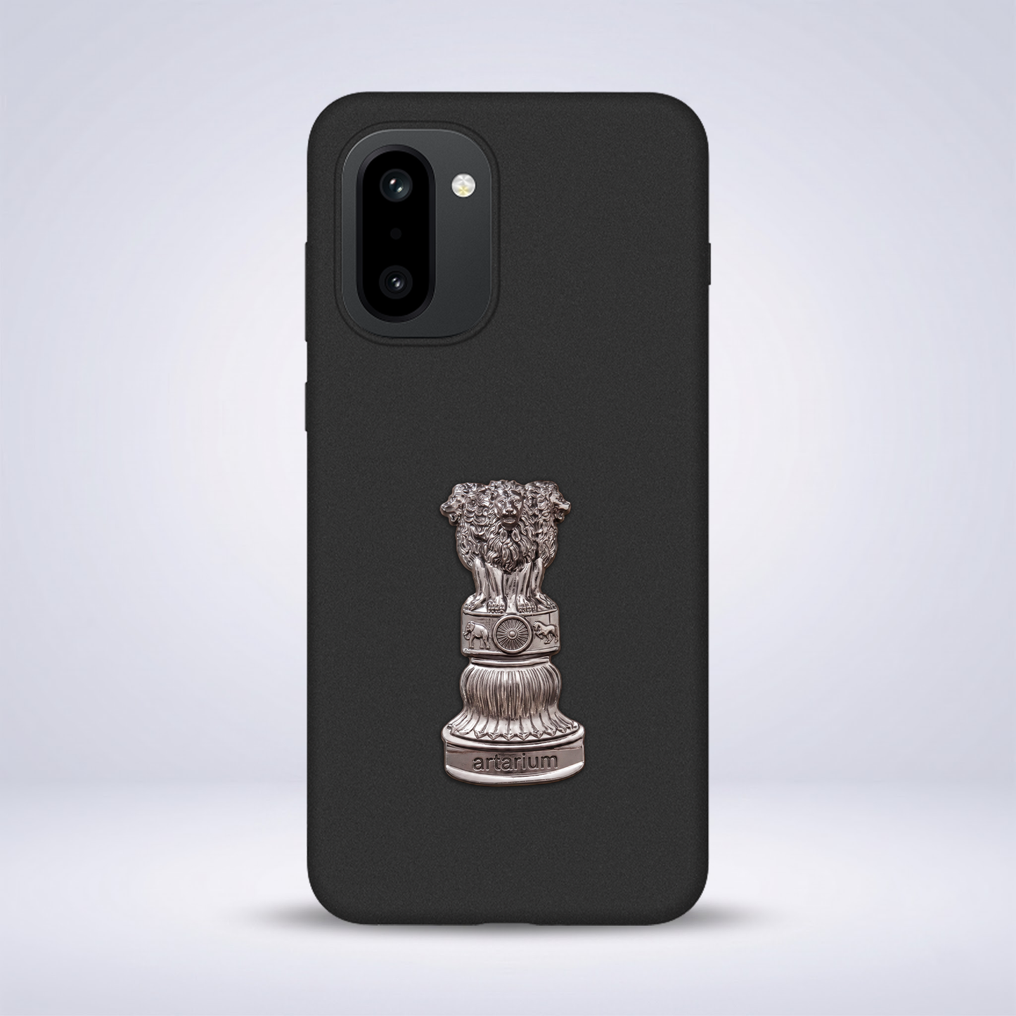 OnePlus 15R 5G Compatible Satyamev Jayate 3D Metal Emblem Sticker
