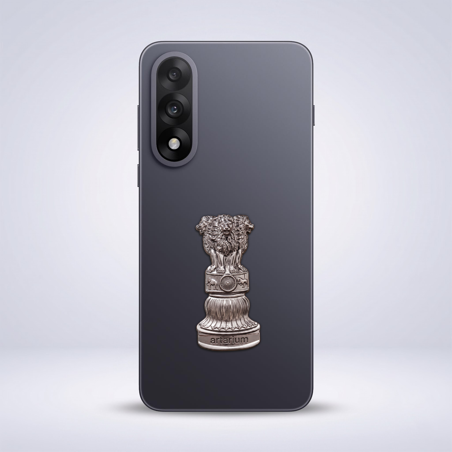 OnePlus Nord 5 5G Compatible Satyamev Jayate 3D Metal Emblem Sticker