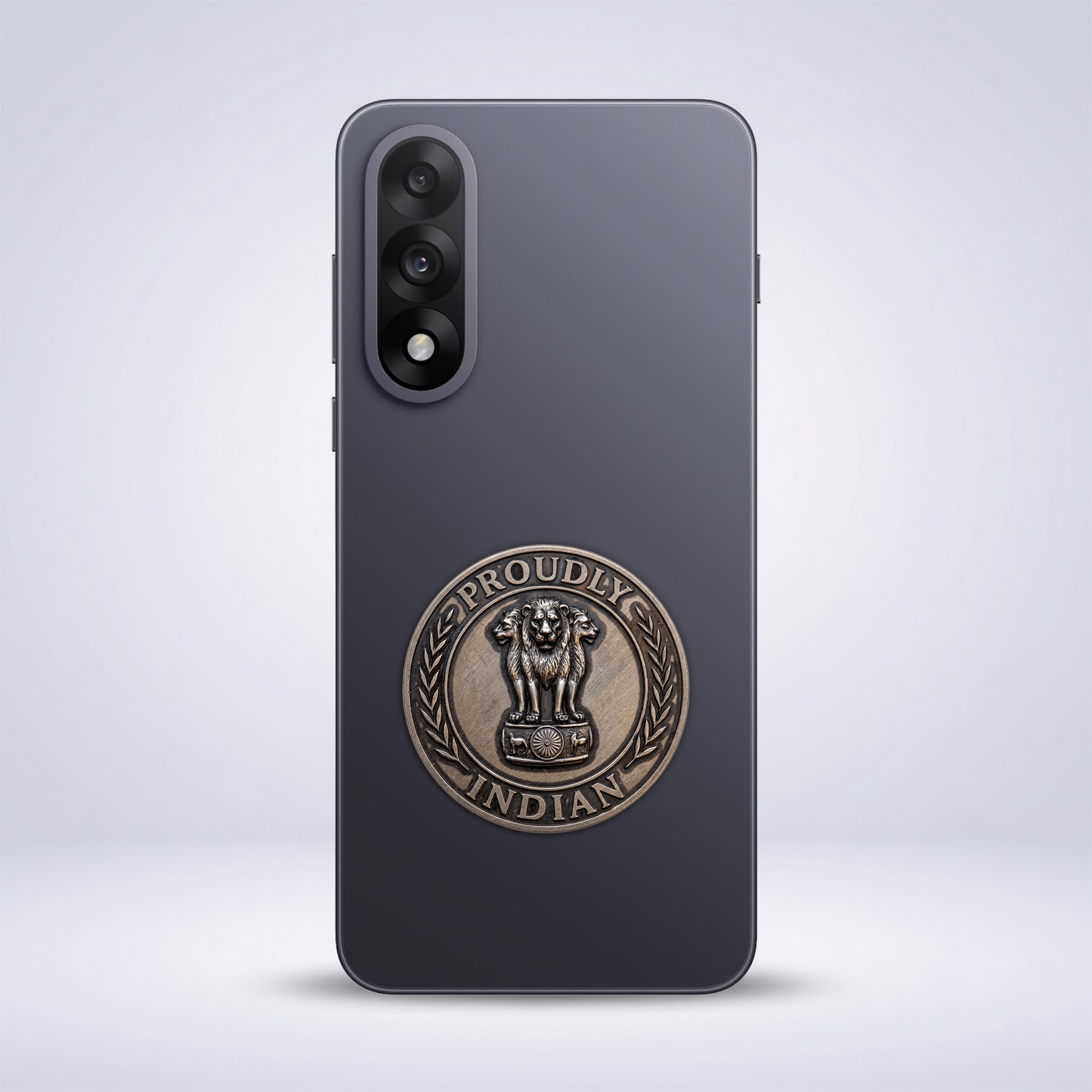 OnePlus Nord 5 5G Compatible Satyamev Jayate 3D Metal Emblem Sticker