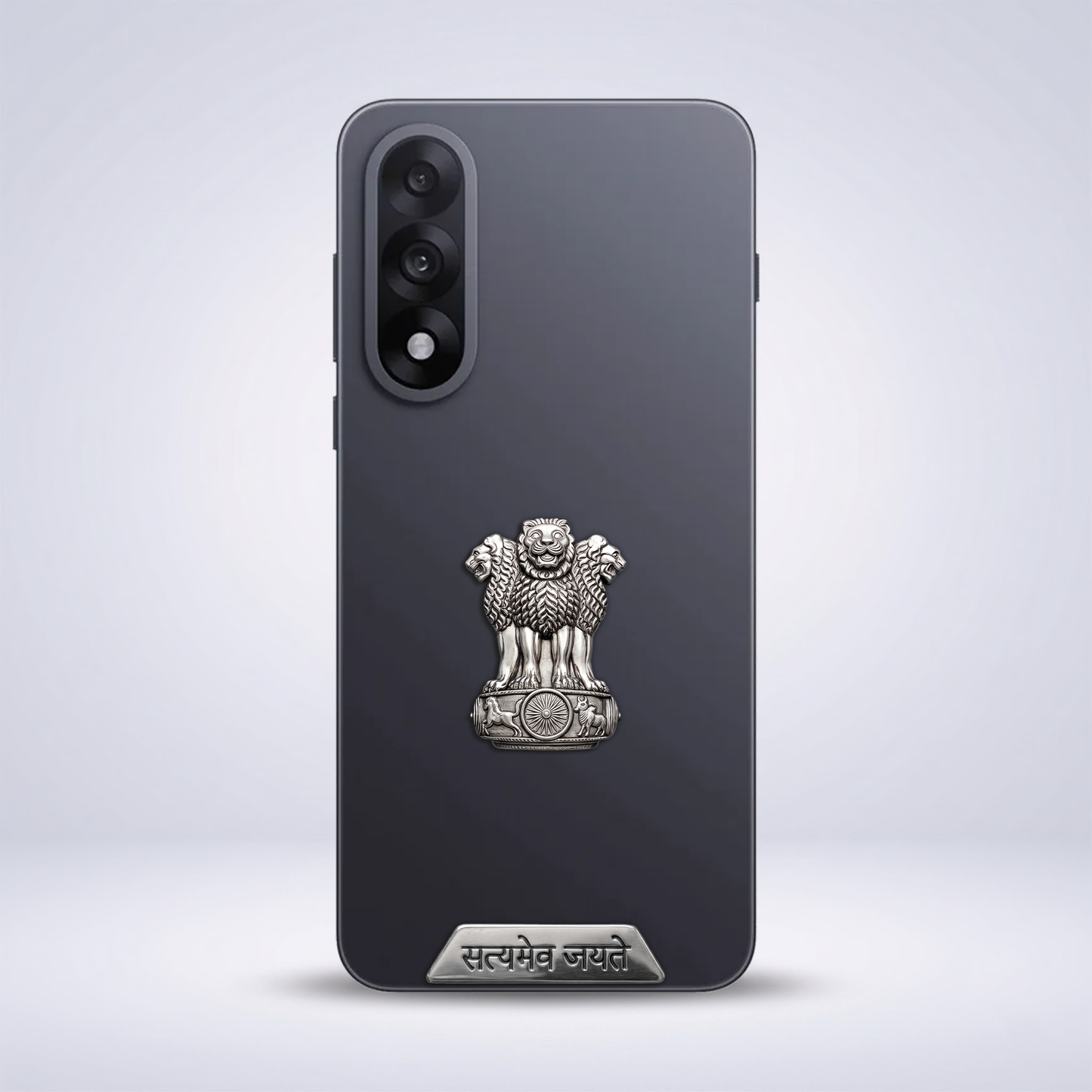 OnePlus Nord 5 5G Compatible Satyamev Jayate 3D Metal Emblem Sticker