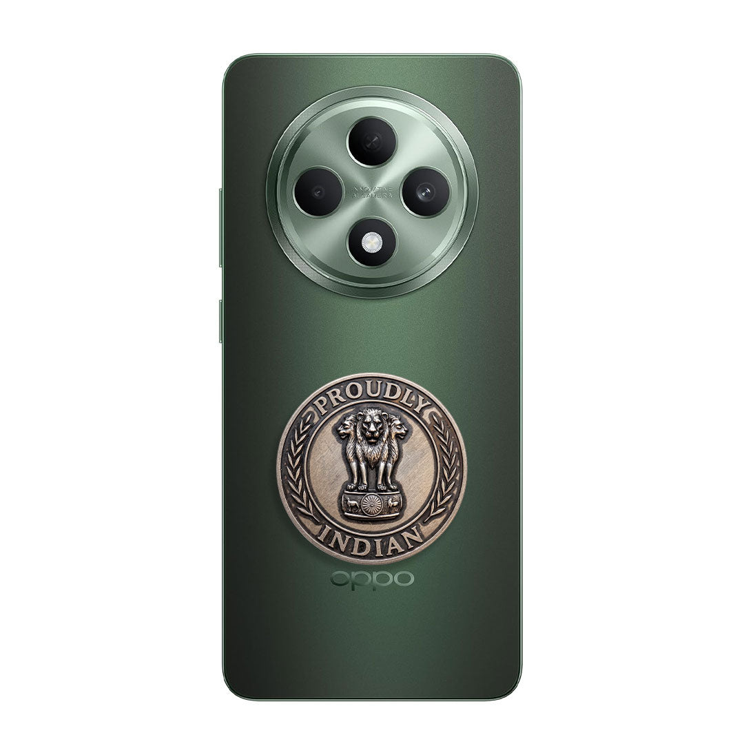 Oppo F27 5G Compatible Satyamev Jayate 3D Metal Emblem Sticker