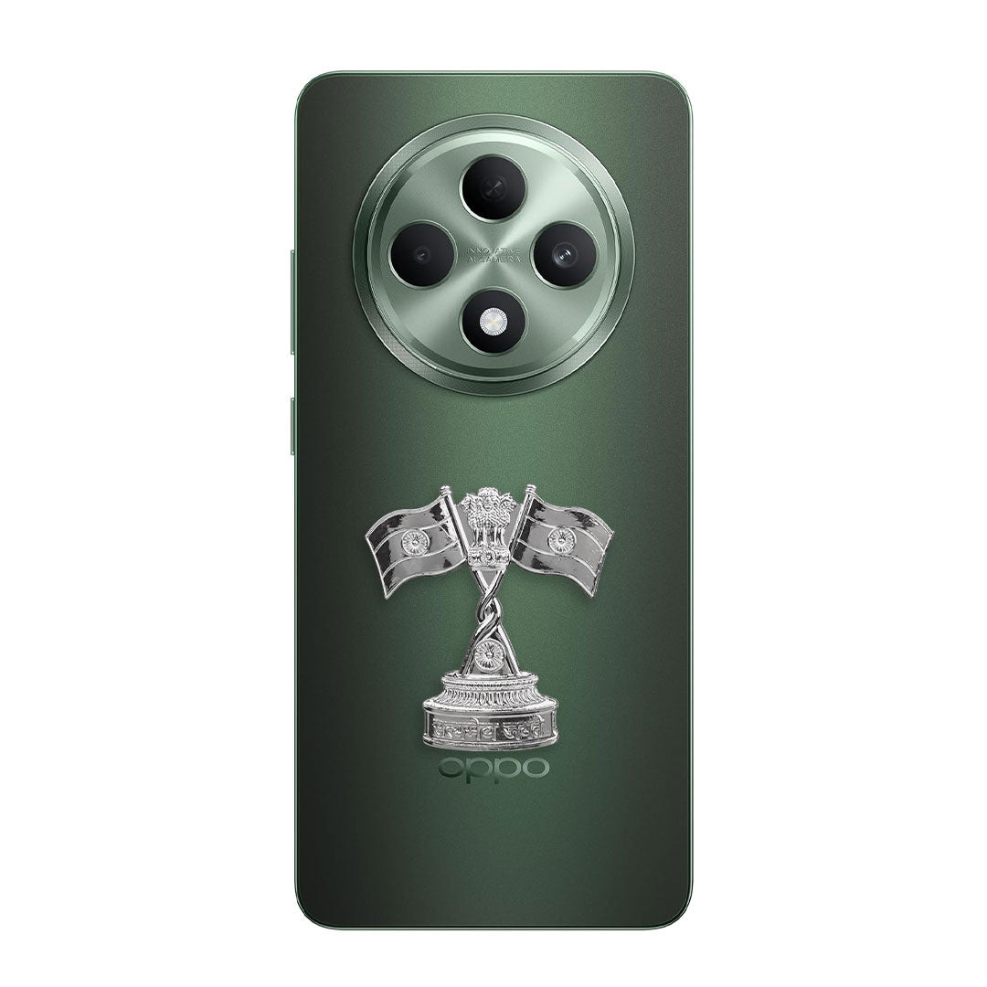 Oppo F27 5G Compatible Satyamev Jayate 3D Metal Emblem Sticker