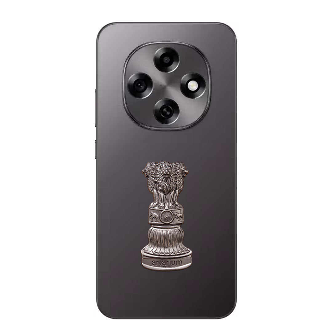 Oppo F31 Pro 5G Compatible Satyamev Jayate 3D Metal Emblem Sticker
