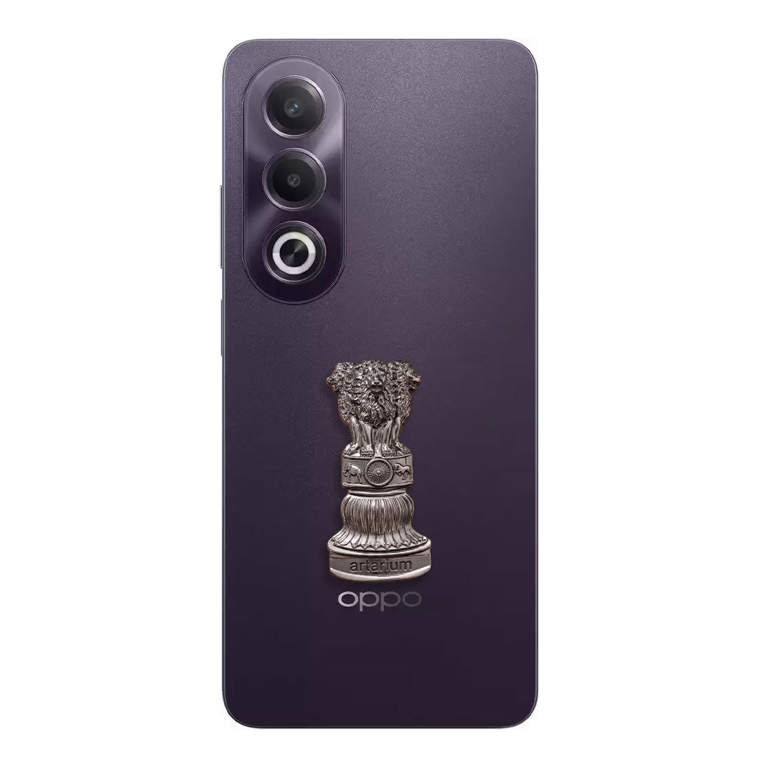 Oppo K12X 5G Compatible Satyamev Jayate 3D Metal Emblem Sticker