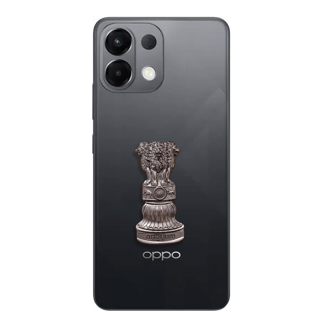 Oppo K13 5G Compatible Satyamev Jayate 3D Metal Emblem Sticker
