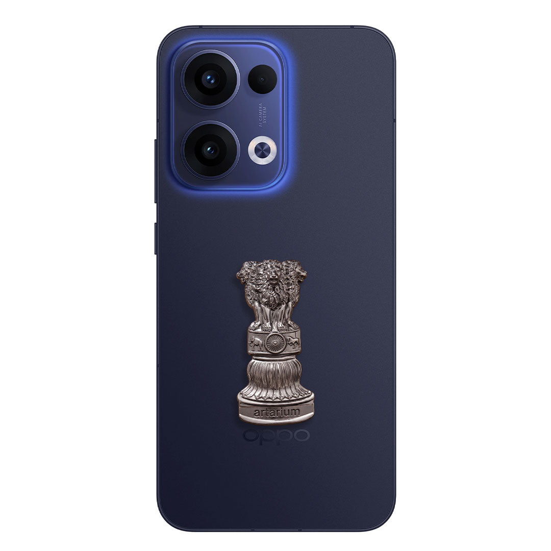 Oppo Reno 13 5G Compatible Satyamev Jayate 3D Metal Emblem Sticker