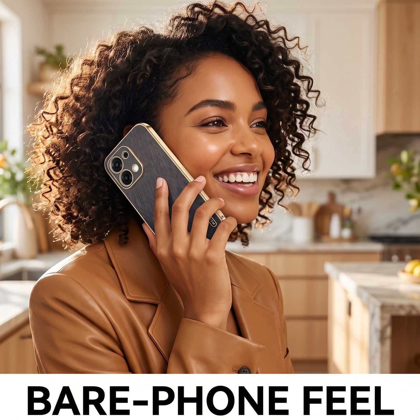 Oppo F31 5G Premium Electroplated Frame Gold Thread Pattern Soft Case