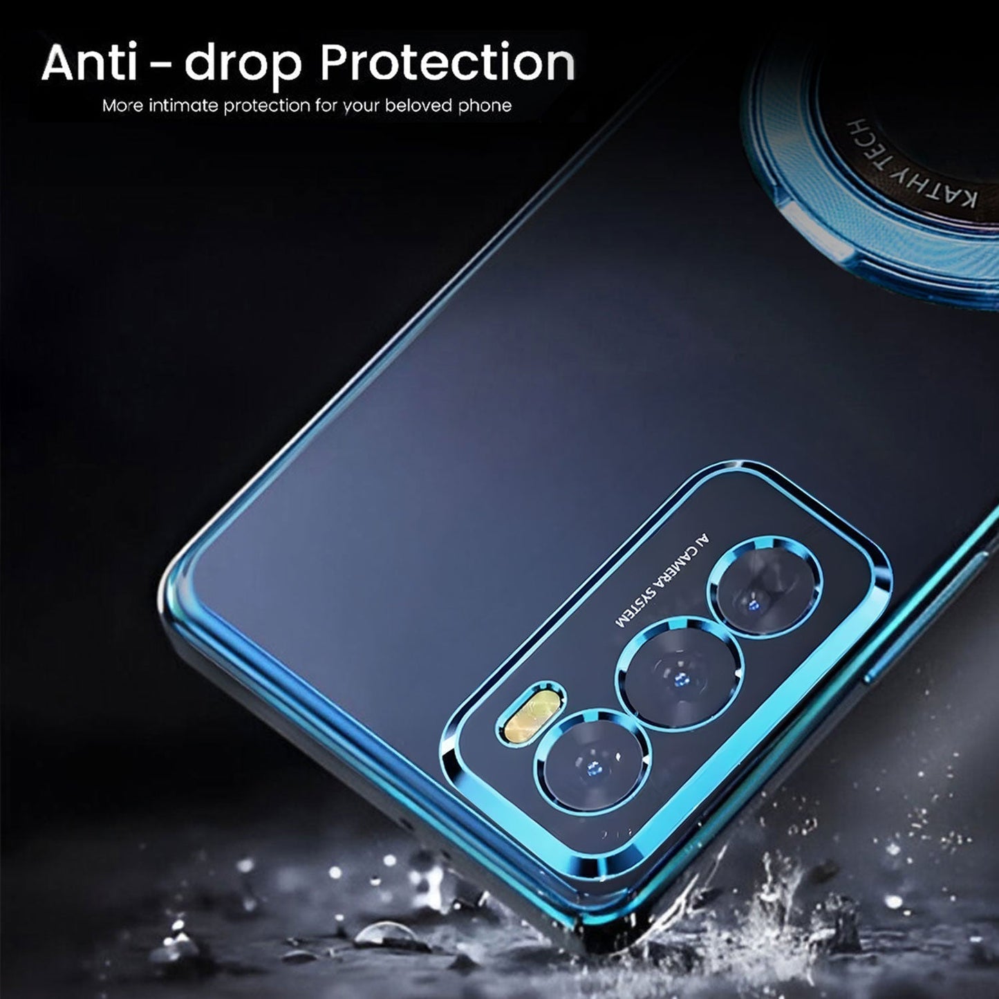 Oppo Reno 12 Pro 5G Magnifier Electroplating Case