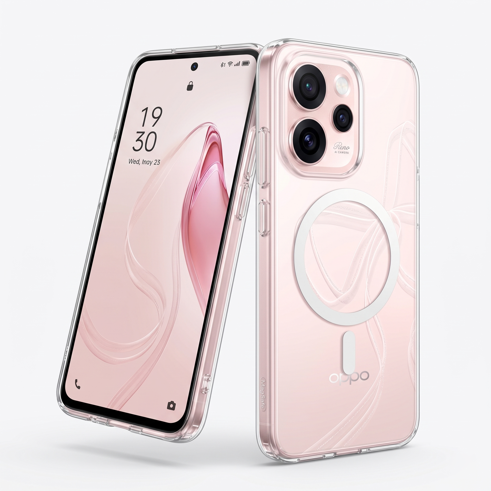 Oppo Reno 15 Pro Mini 5G Clear Anti-Yellow MagSafe Protective Case ...