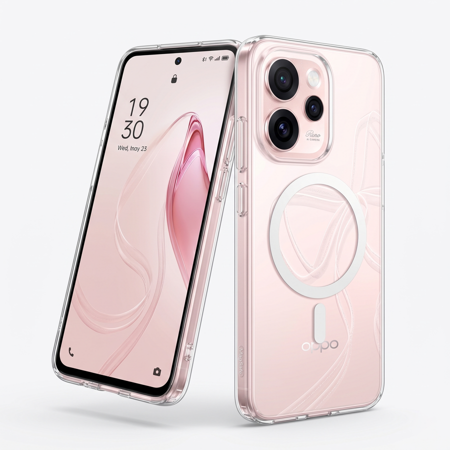 Oppo Reno 15 Pro Mini 5G Clear Anti-Yellow MagSafe Protective Case