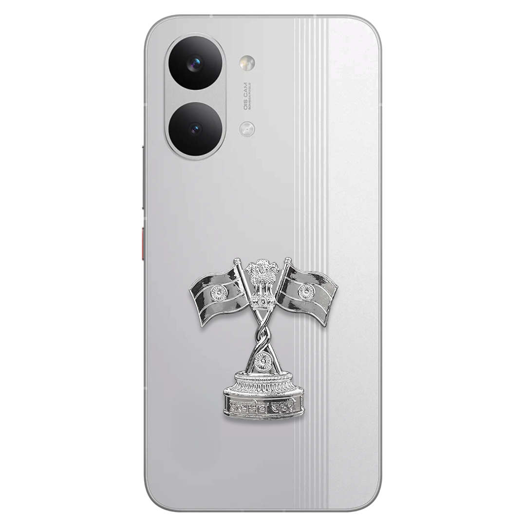 POCO X8 Pro Max 5G Compatible Satyamev Jayate 3D Metal Emblem Sticker