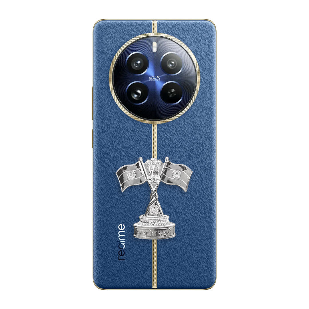 Realme 12 Pro+ 5G Compatible Satyamev Jayate 3D Metal Emblem Sticker