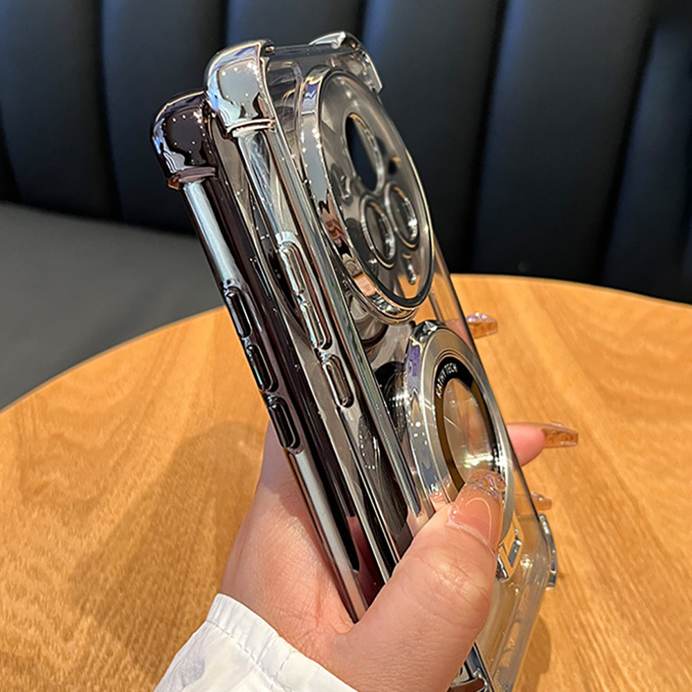 Stylish and durable Realme 14 Pro+ 5G case with ring stand feature and corner protection for safe daily use.