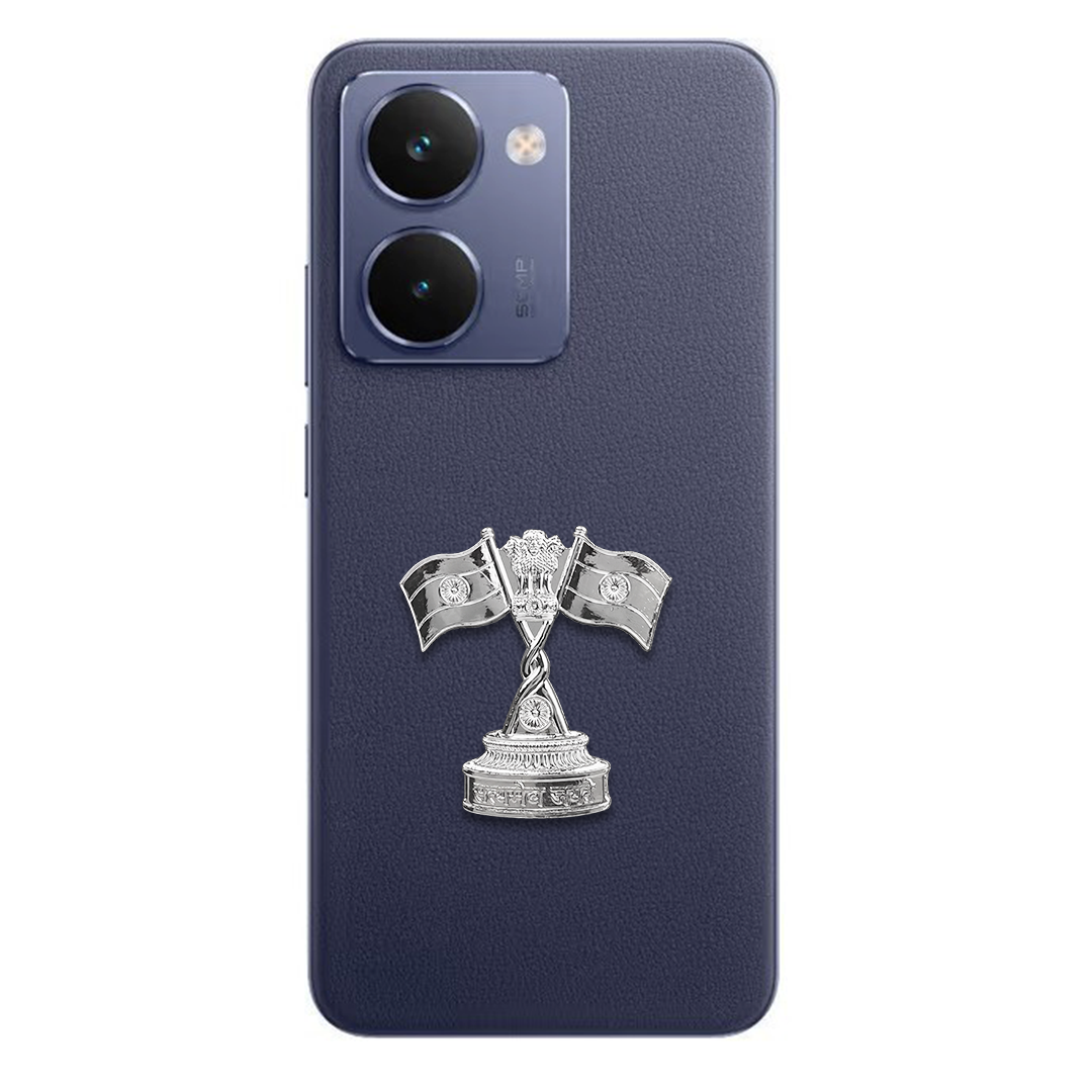 Realme P3 Ultra 5G Compatible Satyamev Jayate 3D Metal Emblem Sticker