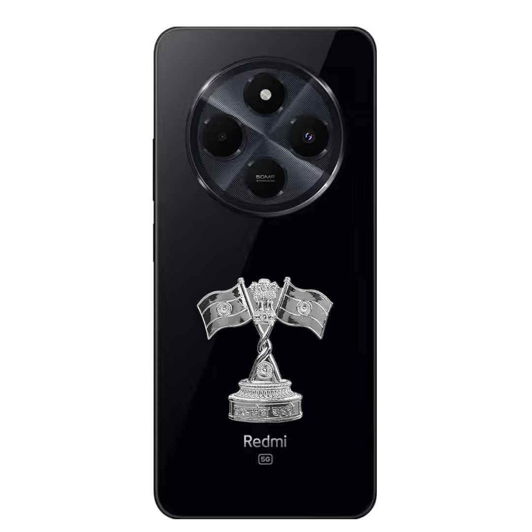 Redmi 14c 5G Compatible Satyamev Jayate 3D Metal Emblem Sticker