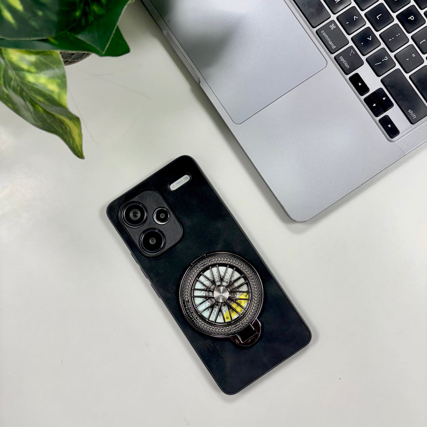 Redmi Note 13 Pro+ 5G Best Selling Stress Buster Wheel Comfortable Touch Sheepskin Scratch Resistant Back Case