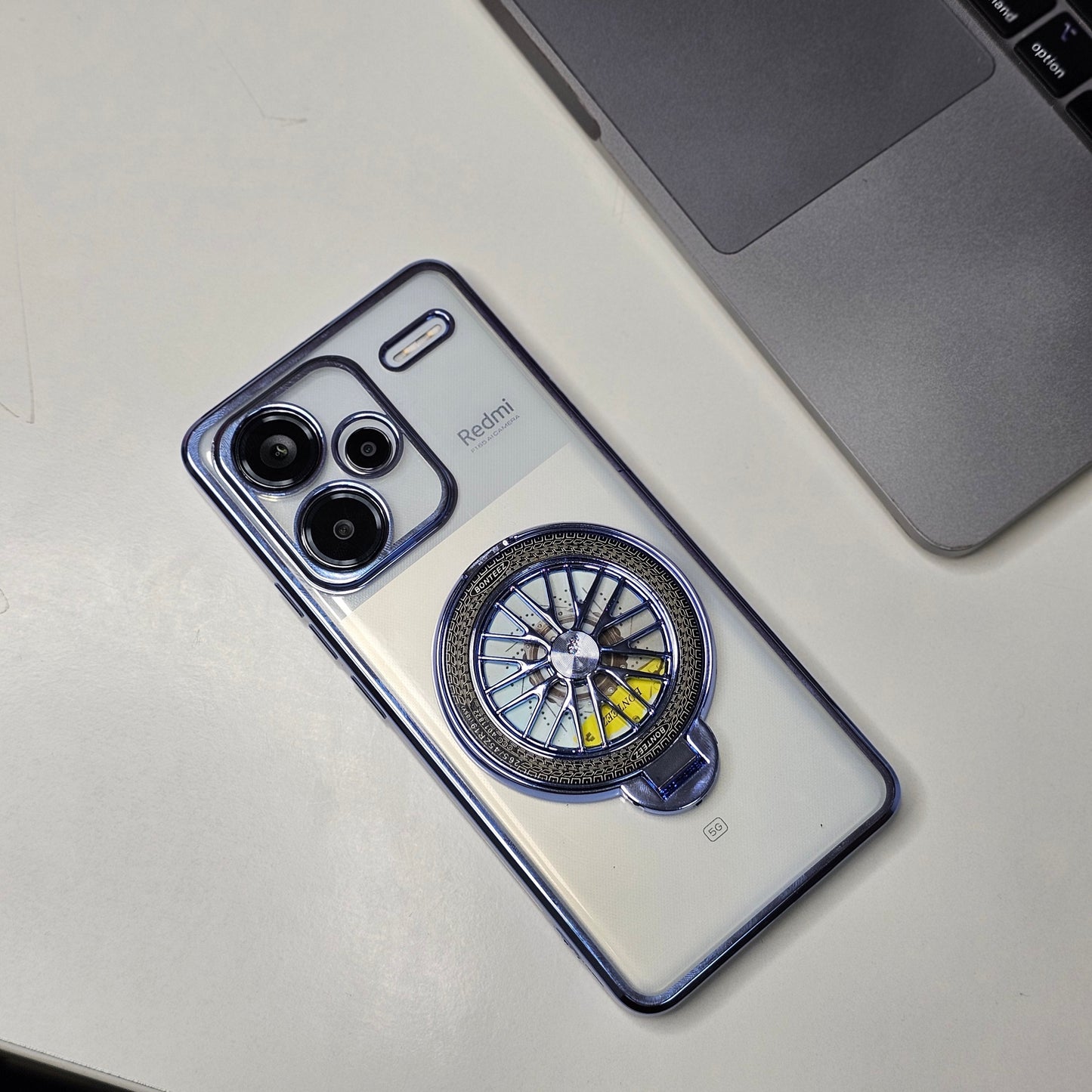 Redmi Note 13 Pro+ 5G Ferrari Wheel Electroplating Case