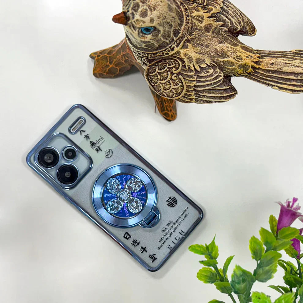 Redmi Note 13 Pro+ 5G Rich Manifestation Reflective Fidget Rotating Back Case