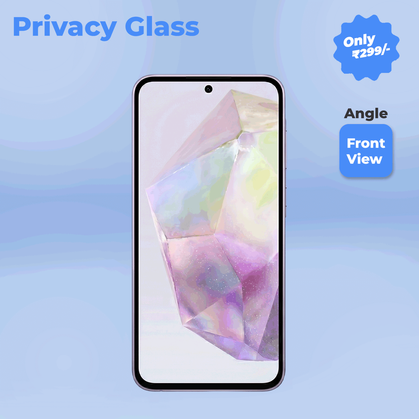Samsung Galaxy A35 5G Magnifier Electroplating Case