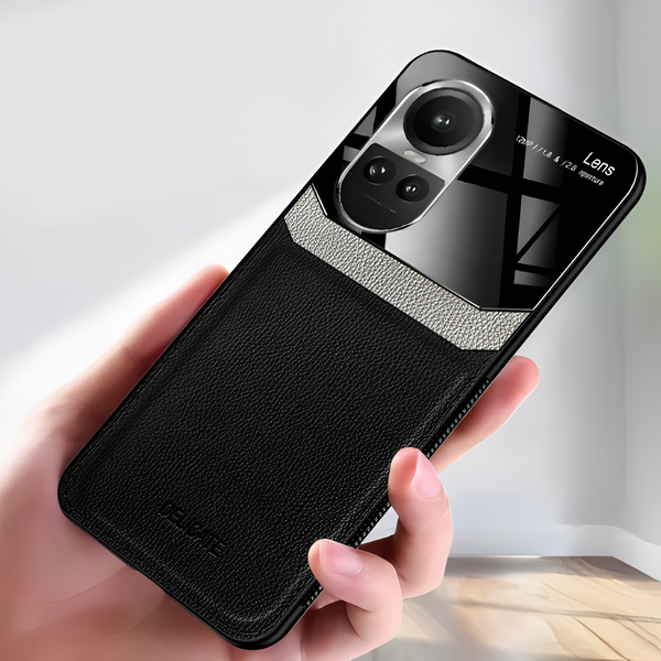 Oppo Reno 10 5G Premium Leather Lens Protective Case