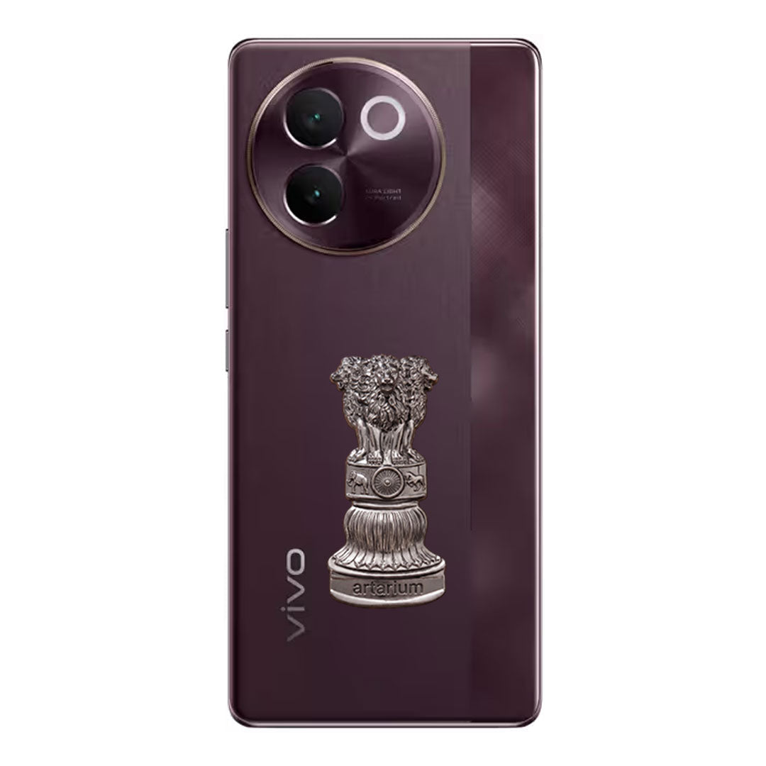 Vivo V30e 5G Compatible Satyamev Jayate 3D Metal Emblem Sticker