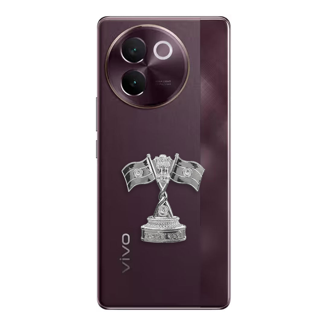 Vivo V30e 5G Compatible Satyamev Jayate 3D Metal Emblem Sticker
