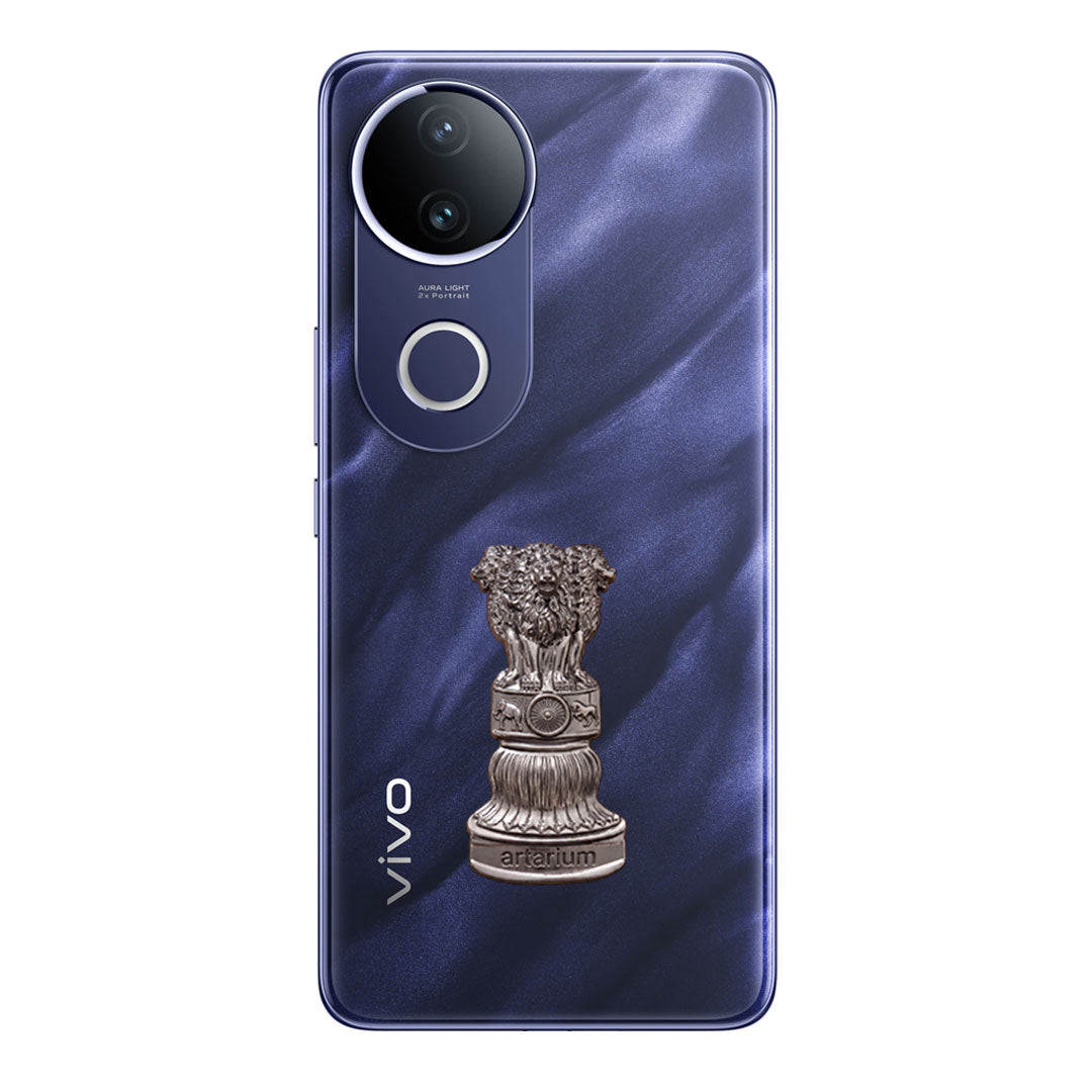 Vivo V50e 5G Compatible Satyamev Jayate 3D Metal Emblem Sticker
