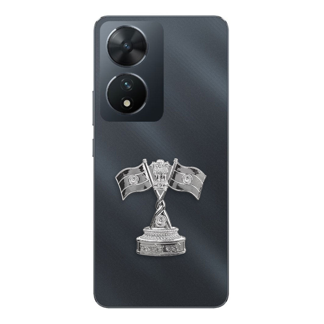 Vivo T2 5G Compatible Satyamev Jayate 3D Metal Emblem Sticker