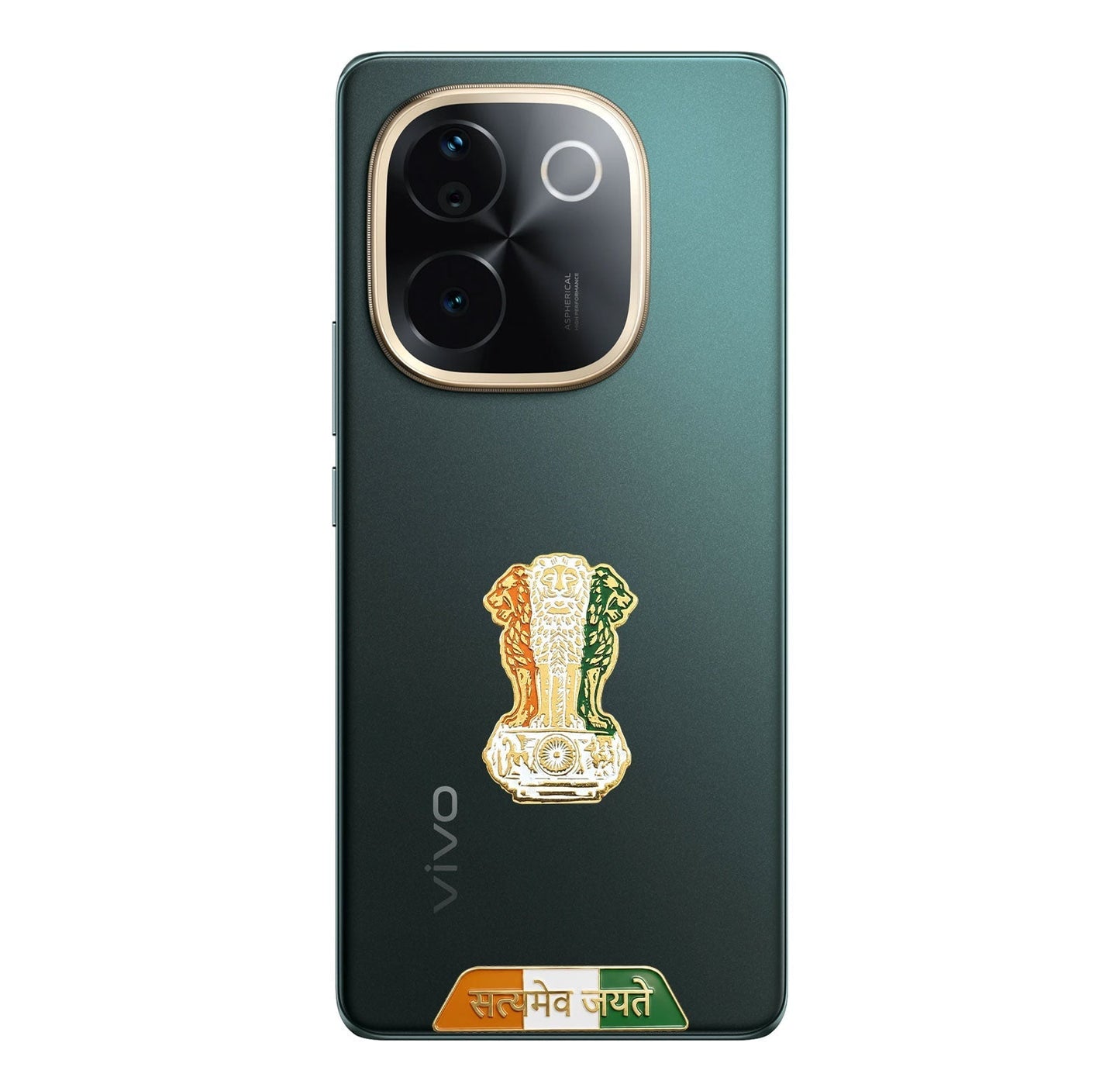 Vivo T3 Pro 5G Compatible Satyamev Jayate 3D Metal Emblem Sticker