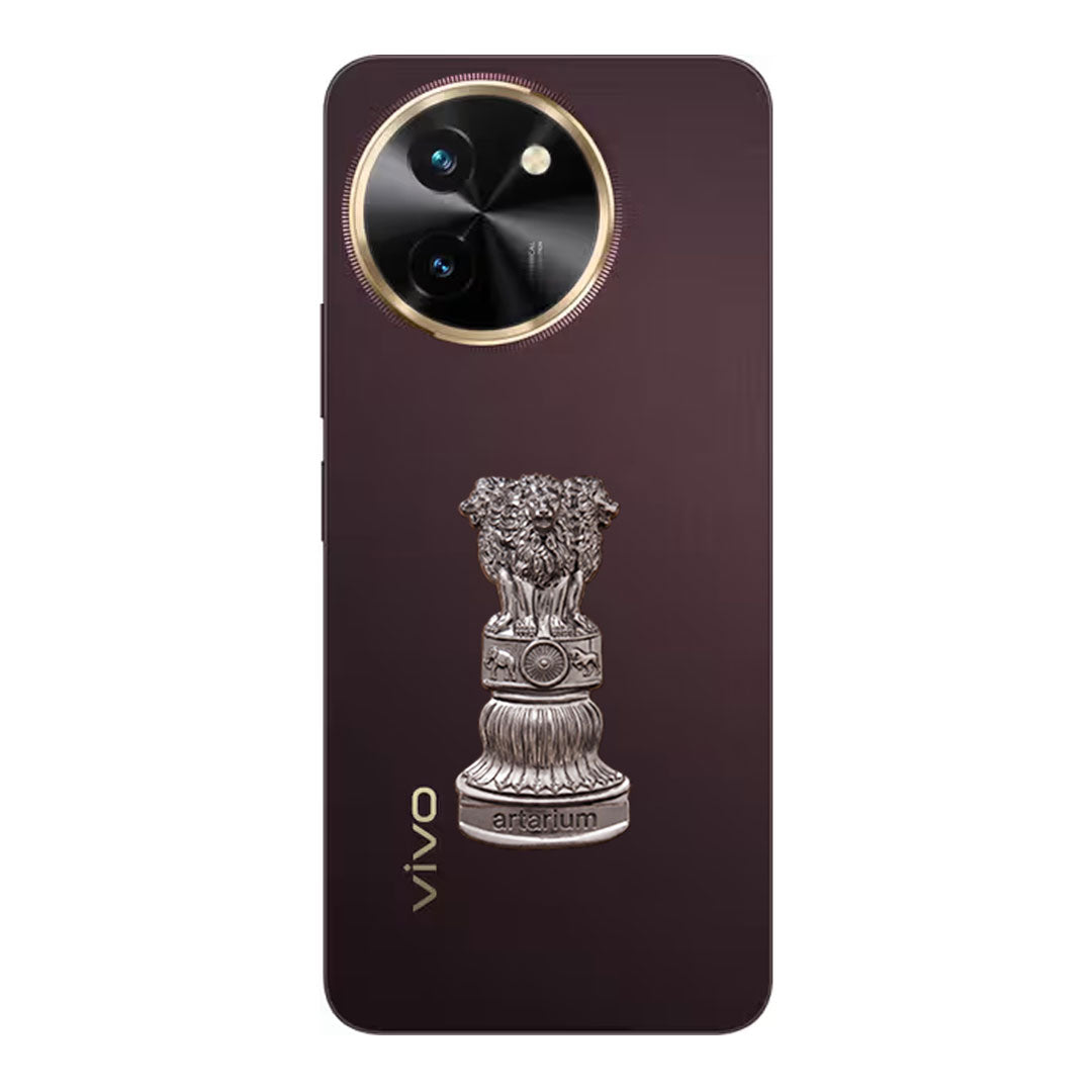 Vivo T3x 5G Compatible Satyamev Jayate 3D Metal Emblem Sticker