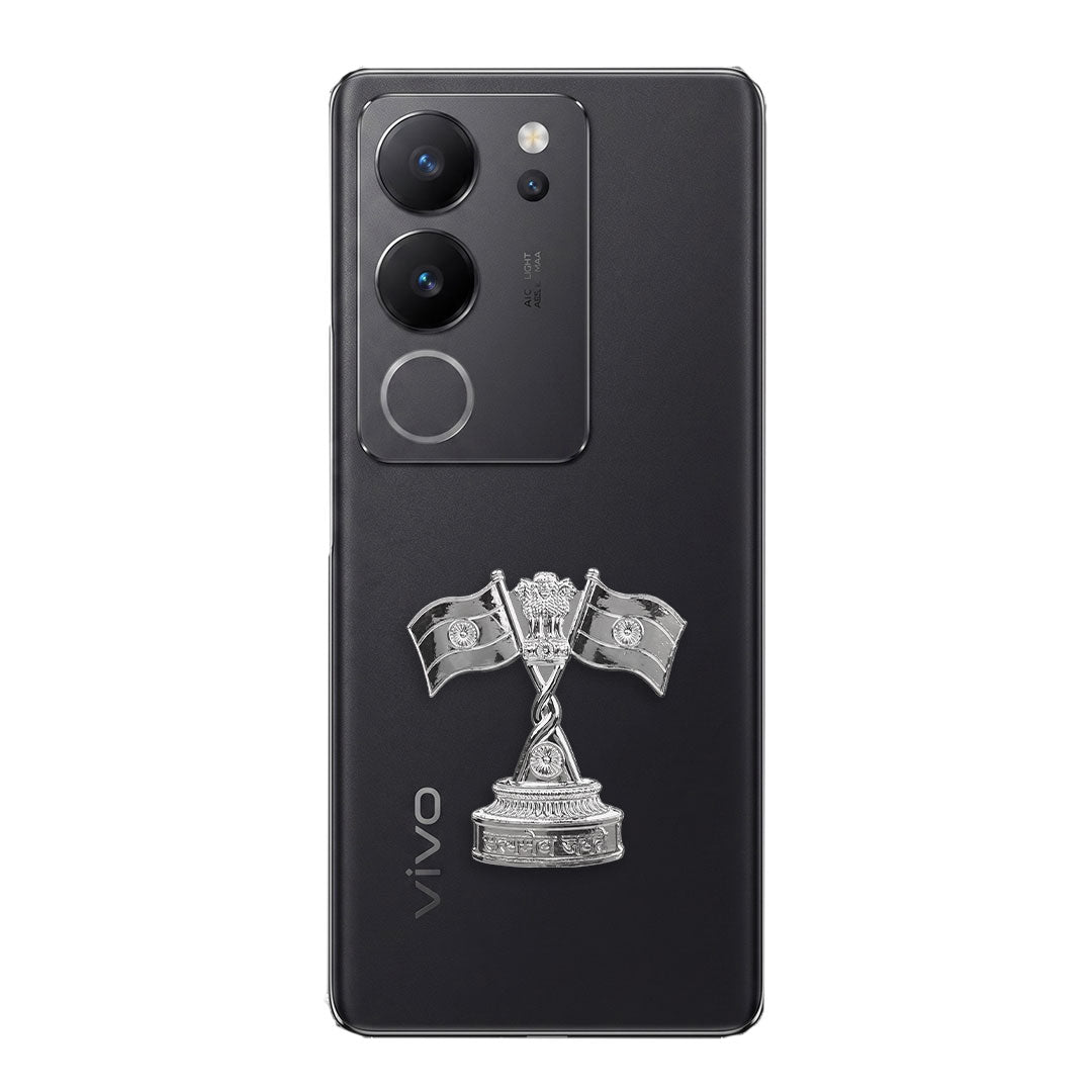 Vivo V29 Pro 5G Compatible Satyamev Jayate 3D Metal Emblem Sticker