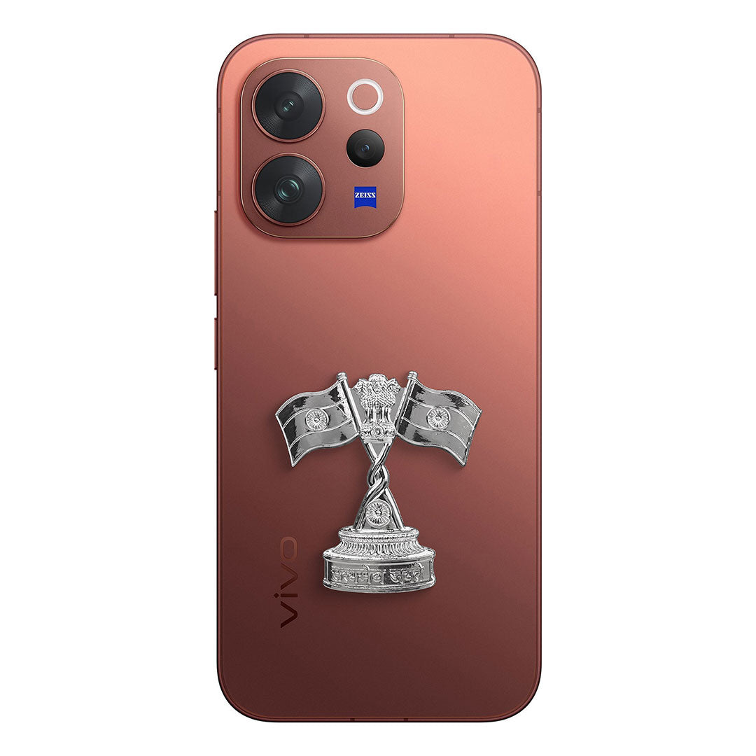 Vivo V70 Elite 5G Compatible Satyamev Jayate 3D Metal Emblem Sticker