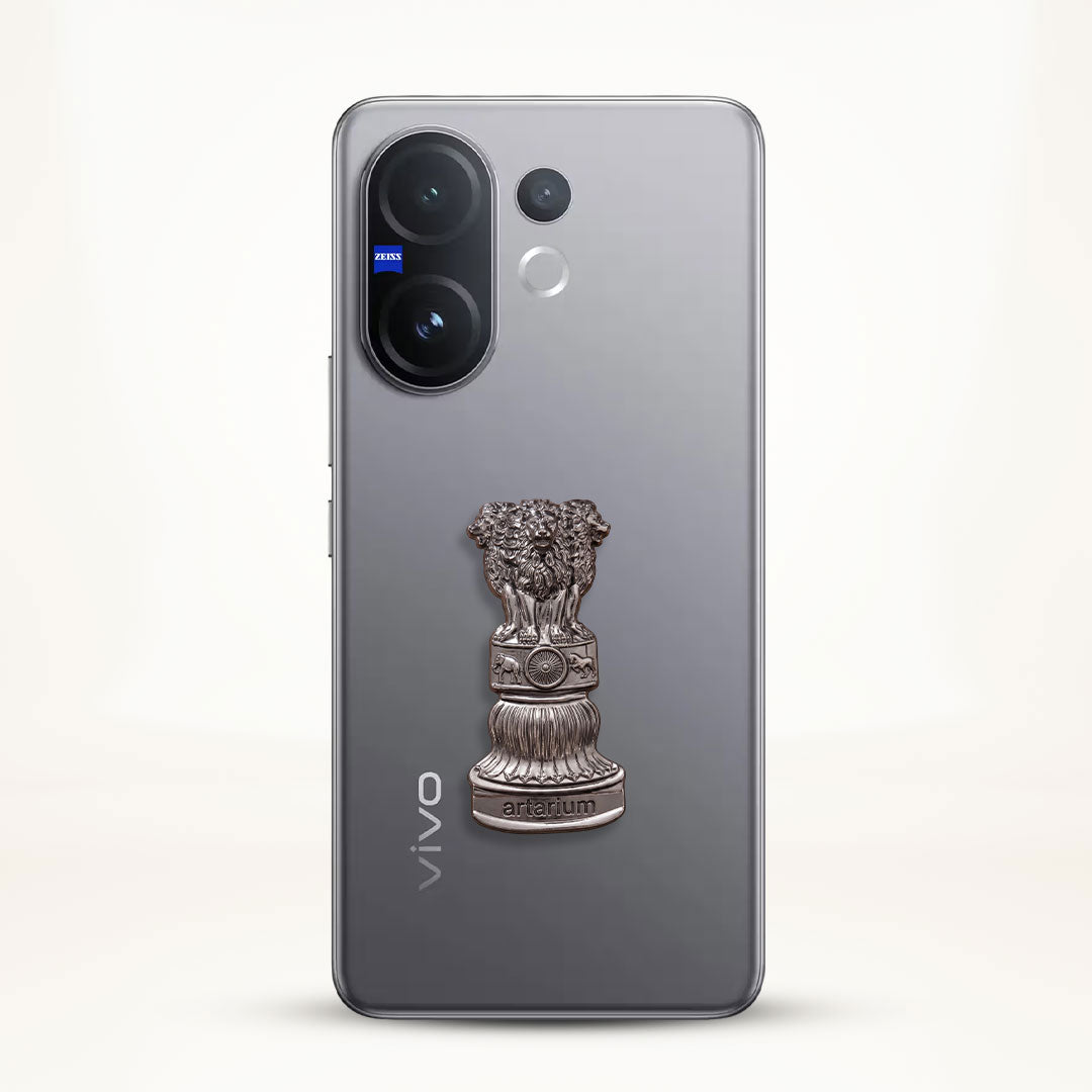 Vivo X200 FE 5G Compatible Satyamev Jayate 3D Metal Emblem Sticker