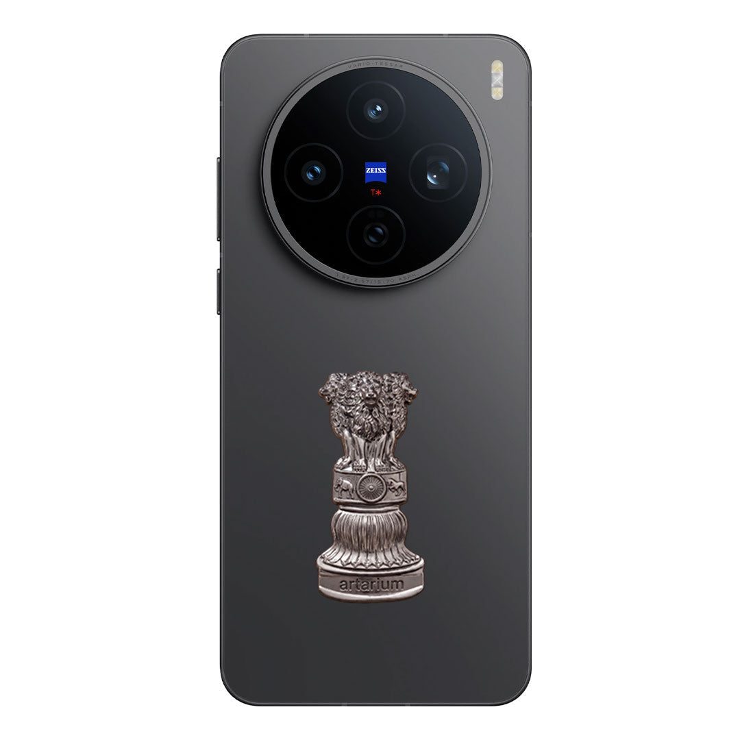 Vivo X200T 5G Compatible Satyamev Jayate 3D Metal Emblem Sticker